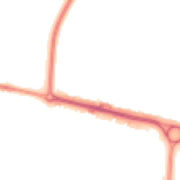 Night-time road noise heatmap for ME8 6BF
