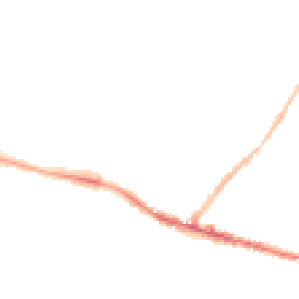 Night-time road noise heatmap for ME8 7JN
