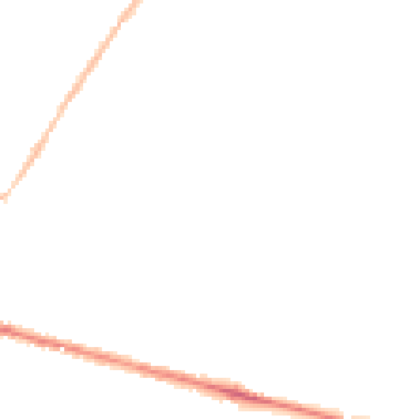 Night-time road noise heatmap for ME8 8ES