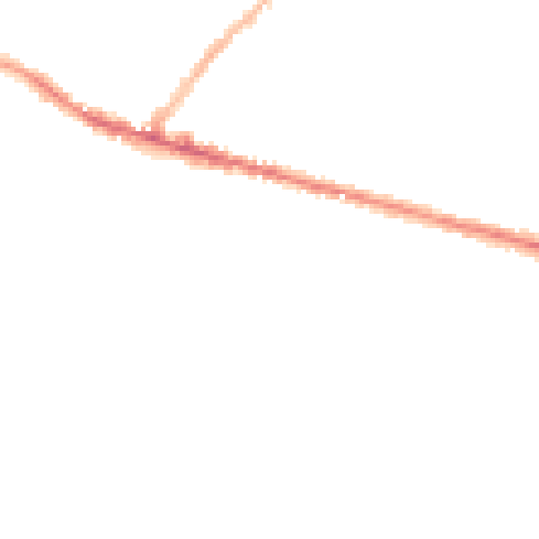 Night-time road noise heatmap for ME8 8JU