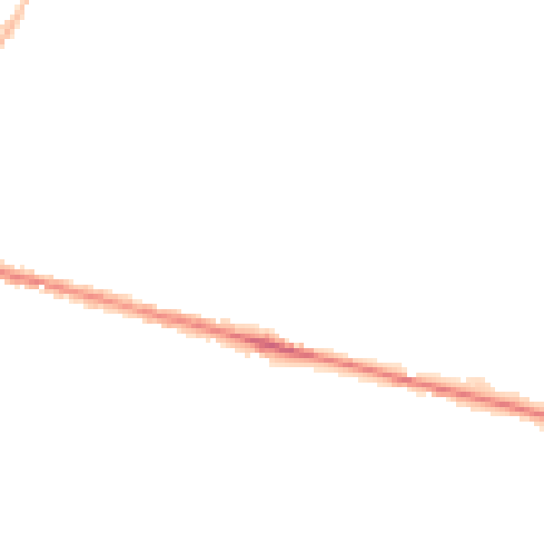 Night-time road noise heatmap for ME8 8LN