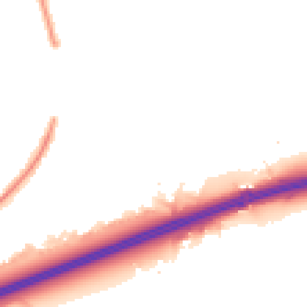 Night-time road noise heatmap for ME8 8TA