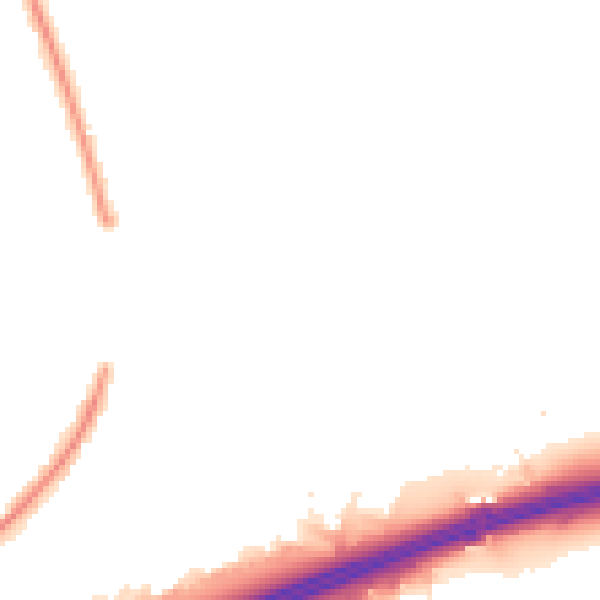 Night-time road noise heatmap for ME8 8TH