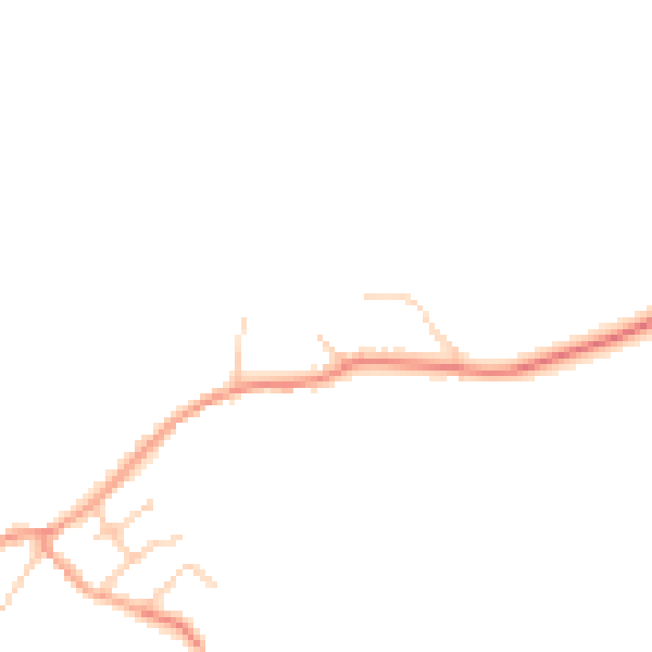 Daytime road noise heatmap for MK17 0FL