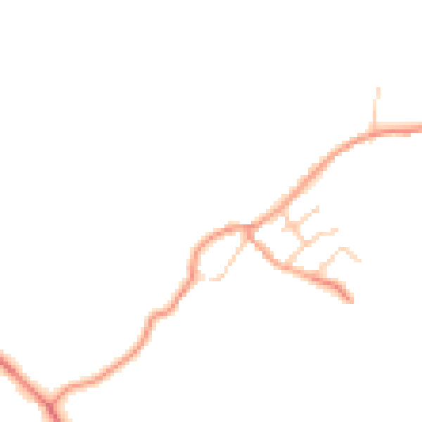 Daytime road noise heatmap for MK17 0LQ