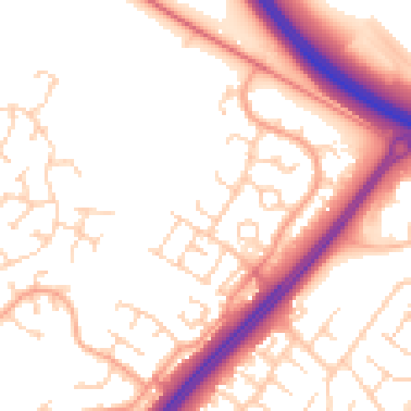 Daytime road noise heatmap for MK4 1AD