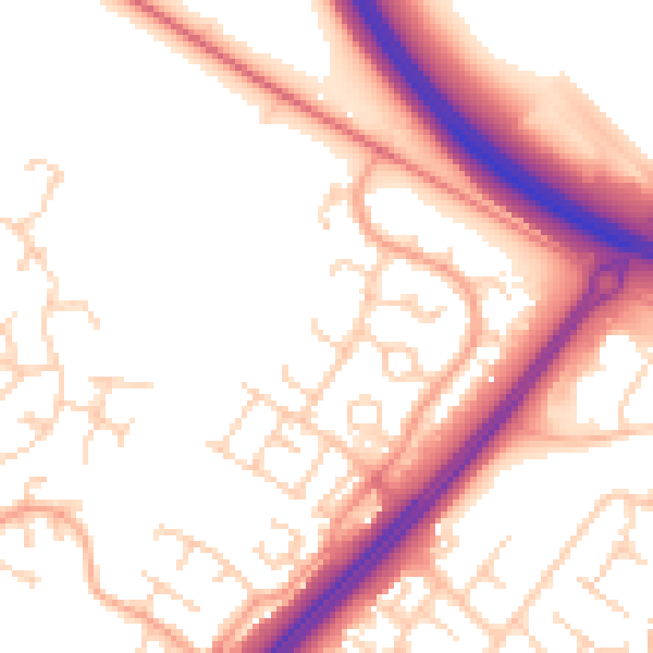 Daytime road noise heatmap for MK4 1AR