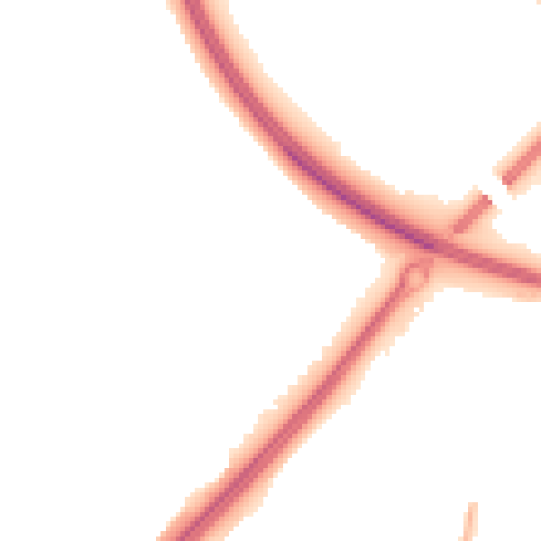 Night-time road noise heatmap for MK4 1AX