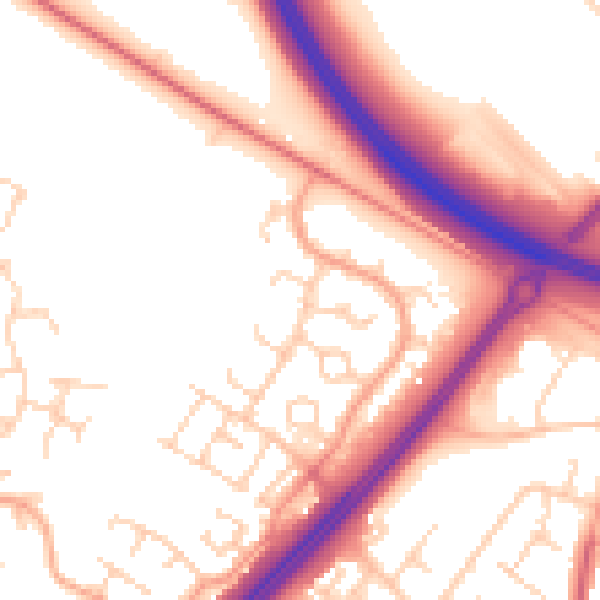 Daytime road noise heatmap for MK4 1BB