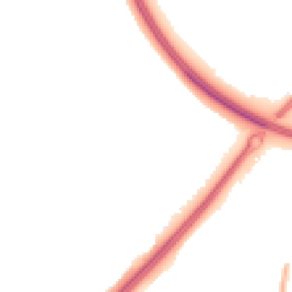 Night-time road noise heatmap for MK4 1BB