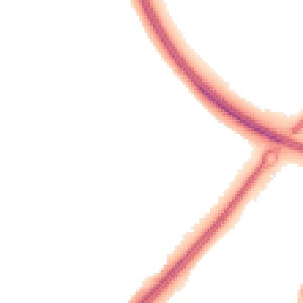 Night-time road noise heatmap for MK4 1BD