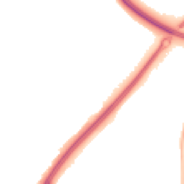 Night-time road noise heatmap for MK4 1BY