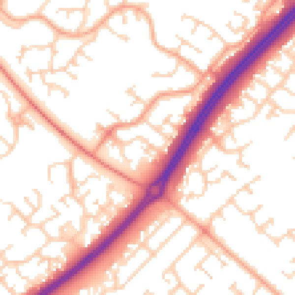 Daytime road noise heatmap for MK4 1DP