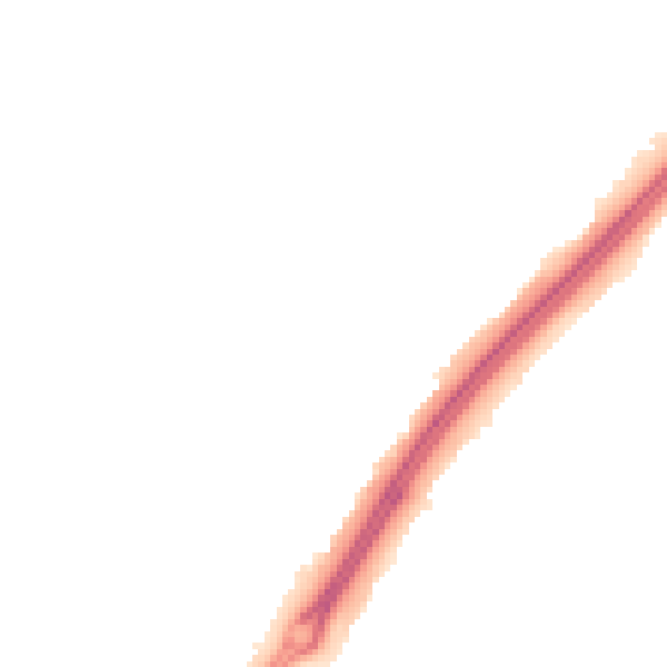 Night-time road noise heatmap for MK4 1DQ