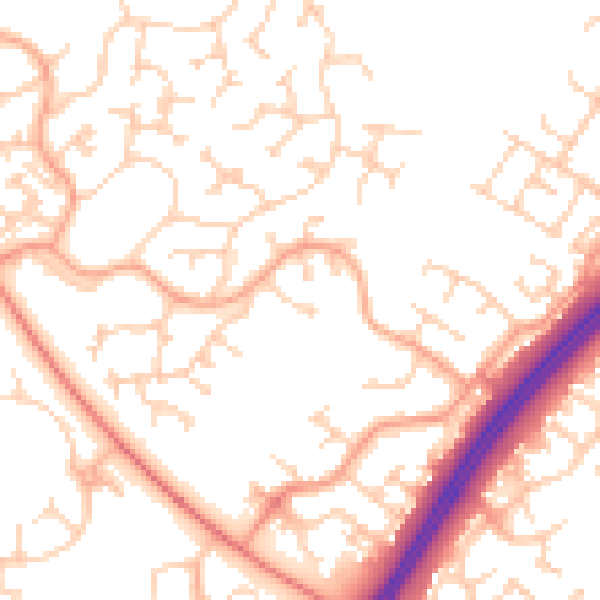 Daytime road noise heatmap for MK4 1EE