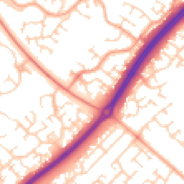 Daytime road noise heatmap for MK4 1EU