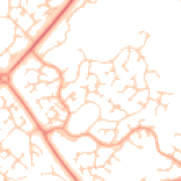 Daytime road noise heatmap for MK4 1LD