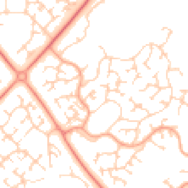 Daytime road noise heatmap for MK4 1LH