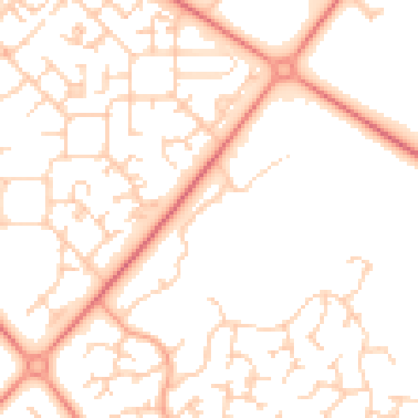 Daytime road noise heatmap for MK4 1LU