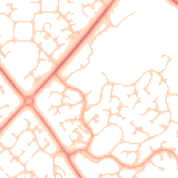 Daytime road noise heatmap for MK4 1LY