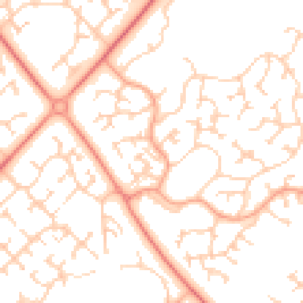 Daytime road noise heatmap for MK4 1NB