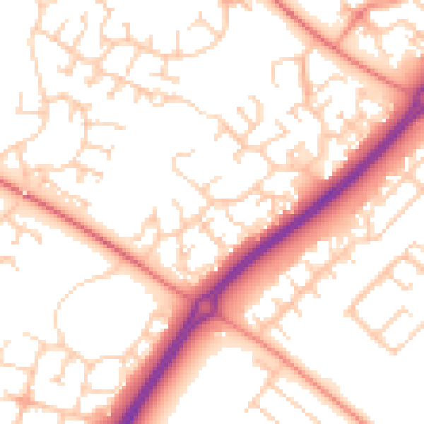 Daytime road noise heatmap for MK4 2AE