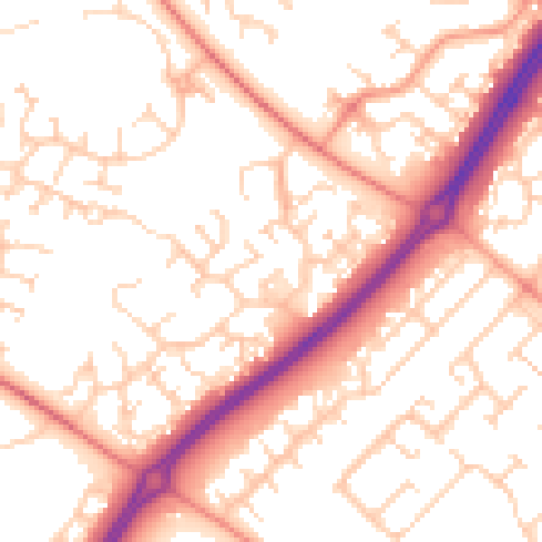 Daytime road noise heatmap for MK4 2AP