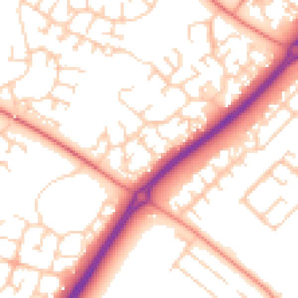 Daytime road noise heatmap for MK4 2AU