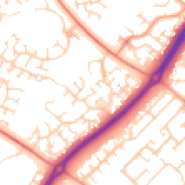 Daytime road noise heatmap for MK4 2DB