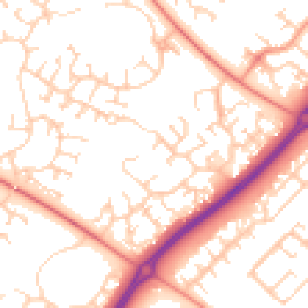 Daytime road noise heatmap for MK4 2DD