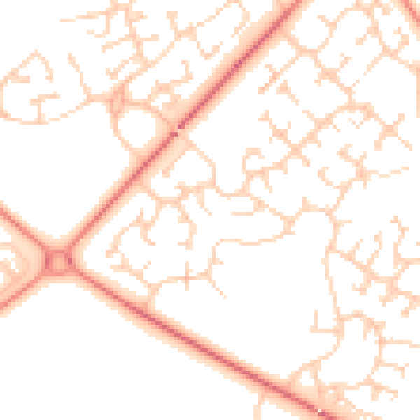 Daytime road noise heatmap for MK4 2JD