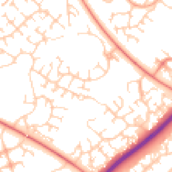 Daytime road noise heatmap for MK4 2JX