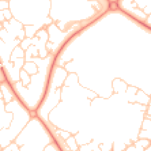Daytime road noise heatmap for MK4 3BF