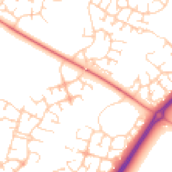 Daytime road noise heatmap for MK4 3BN