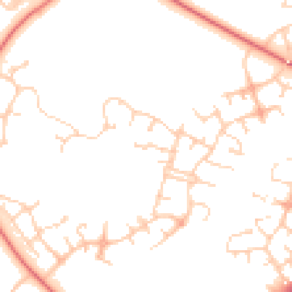 Daytime road noise heatmap for MK4 3EE