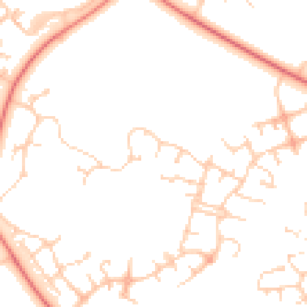 Daytime road noise heatmap for MK4 3EF