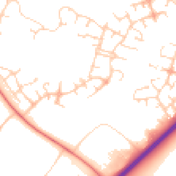 Daytime road noise heatmap for MK4 3EP