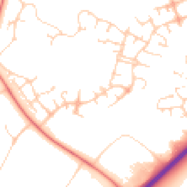 Daytime road noise heatmap for MK4 3EZ