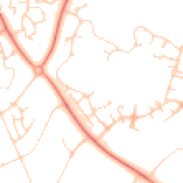 Daytime road noise heatmap for MK4 3FB