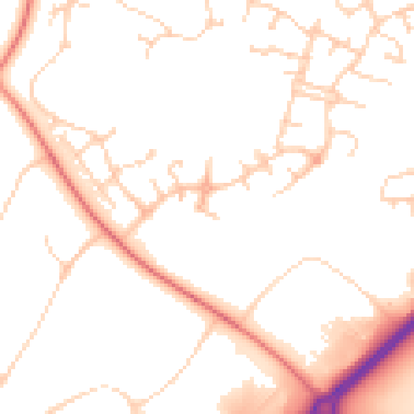 Daytime road noise heatmap for MK4 3HB