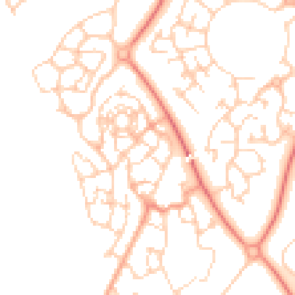 Daytime road noise heatmap for MK4 4AW