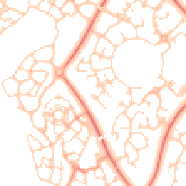 Daytime road noise heatmap for MK4 4BN