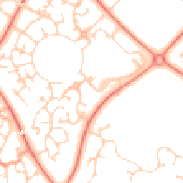 Daytime road noise heatmap for MK4 4DU