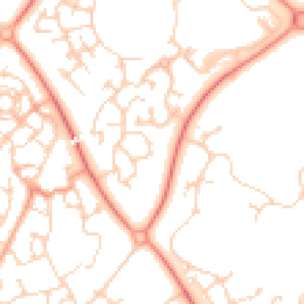 Daytime road noise heatmap for MK4 4GJ