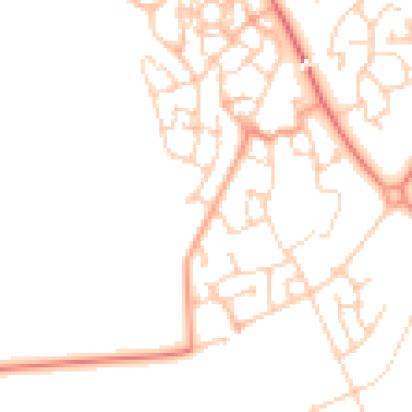 Daytime road noise heatmap for MK4 4HE