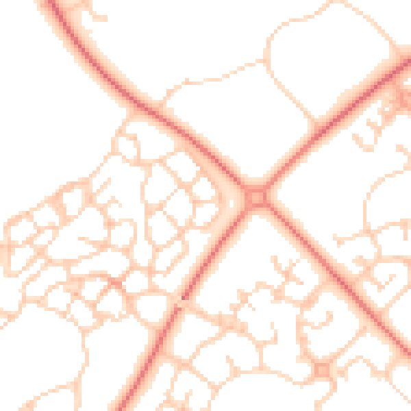 Daytime road noise heatmap for MK4 4HZ