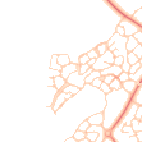 Daytime road noise heatmap for MK4 4JN