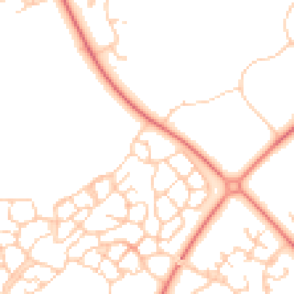 Daytime road noise heatmap for MK4 4LZ