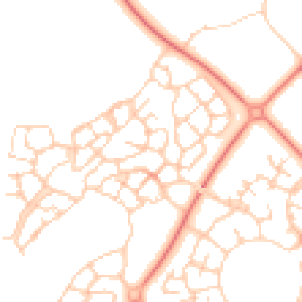 Daytime road noise heatmap for MK4 4NE