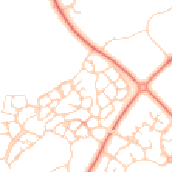 Daytime road noise heatmap for MK4 4NG